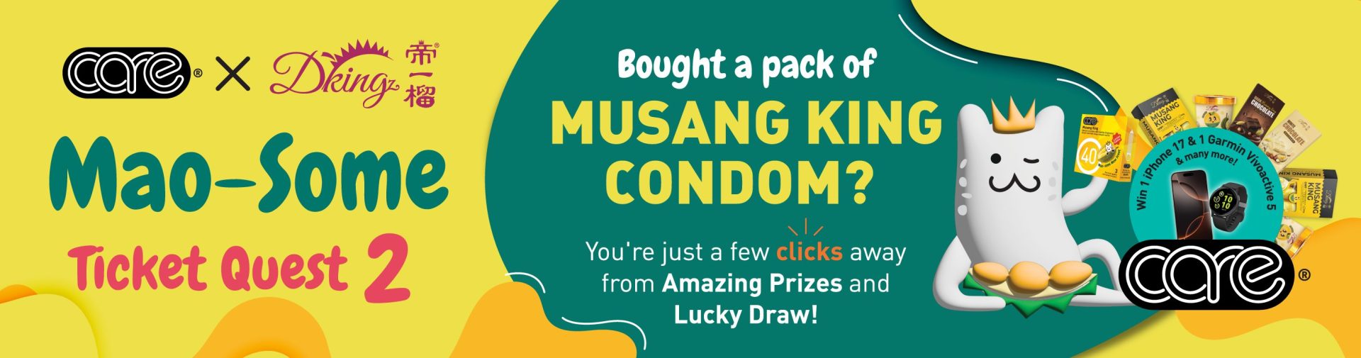 Dking x Care Web Banner (Desktop)