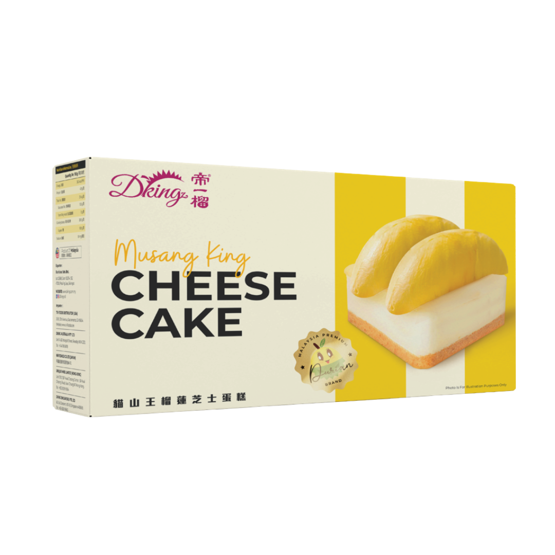 Musang King Durian Cheese Cake 200g (2pcs)